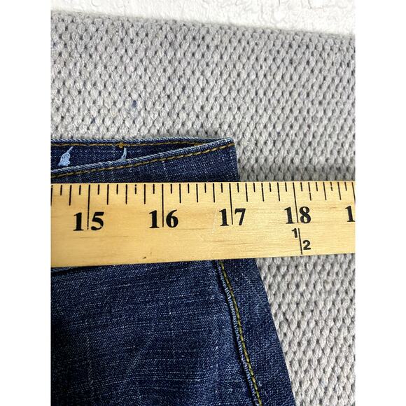 Rocawear Vintage Jeans Men 34X32 Blue Loose Straight Graffiti Graphics Ramie Y2K - Picture 12 of 15